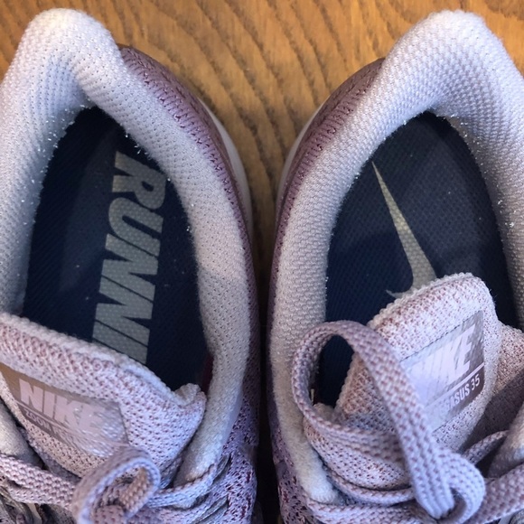 Nike Zoom Pegasus Shoes, Metallic Pink, Size 7.5 - Picture 6 of 9